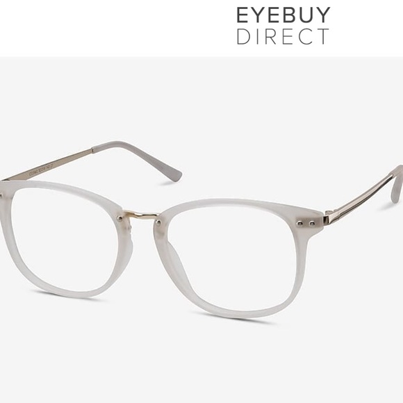 Eyebuydirect blue light blocking only cosmo glasses in frosted white - Picture 6 of 6